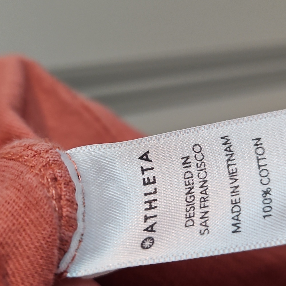 Athleta Cotton Lightweight Summer Short Sleeve Tee - Picture 4 of 5
